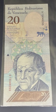 Venezuela 20 Bolivares SOBERANO, 2018 , UNC THE EXACT NOTE SEEN IN THE PICTURE