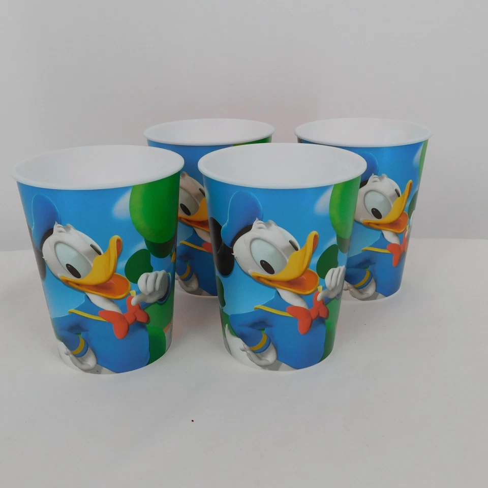 Lote de 4 tazas de fiesta de plástico Disney Hallmark Mickey Mouse Clubhouse NUEVAS SIN PAQUETE Foto 2 de 4