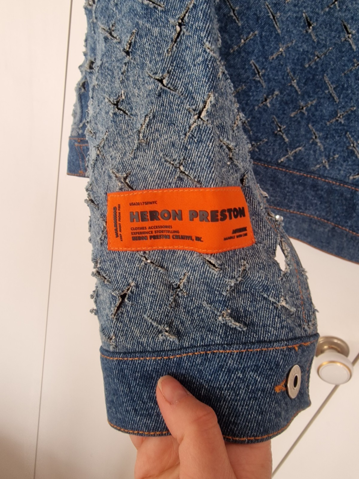 Heron Preston Men's Blue Size L image 2