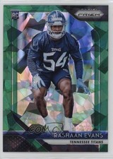 2018 Panini Prizm Rookie Green Crystals Prizm 14/75 Rashaan Evans #251 16uo