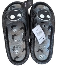Disney Nightmare Before Christmas Men's Slide Sandals Jack Skellington Black 9
