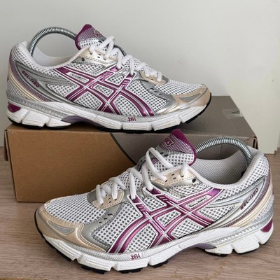 RARE ASICS Gel-1150 White/metallic/purple Women Running Sneakers