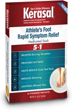 Athlete'S Medicated Foot Soak, Bath for 5-In-1 Rapid Symptom Relief, 12 Count, (