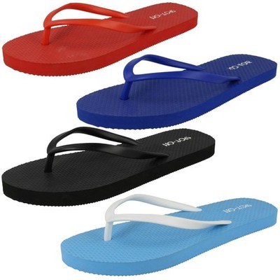 Spot On Women's Thong Slip On Sandals