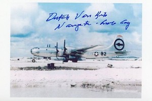 Dutch Van Kirk- Signed Photograph (navigator of the Enola Gay)