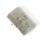 Zippo Frieren Beyond Journey's End Himmel Oxidized Silver Etching Japan Limited
