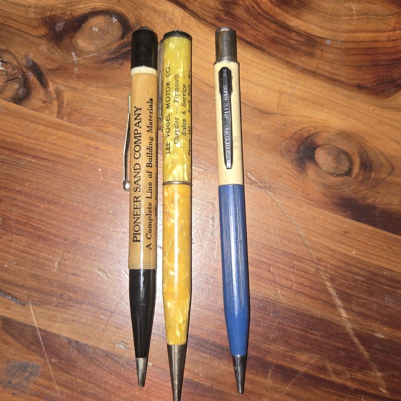 Mechanical Pencils, Vintage Advertising, Ritepoint, Redipoint, AS-IS