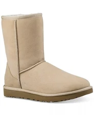 UGG Womens Comfortable Round Toe Classic II Short Boots Sand Size 10M NIB