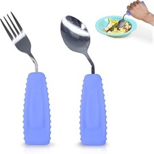Adaptive Utensils for Hand Tremors,Weighted Utensils with Non-Slip Handle to ...