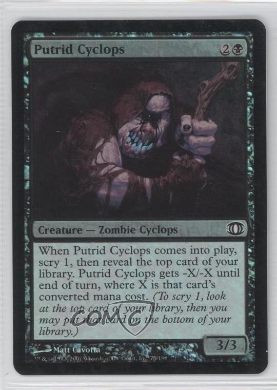 Putrid Cyclops Foil Magic: Future Sight #75 2007