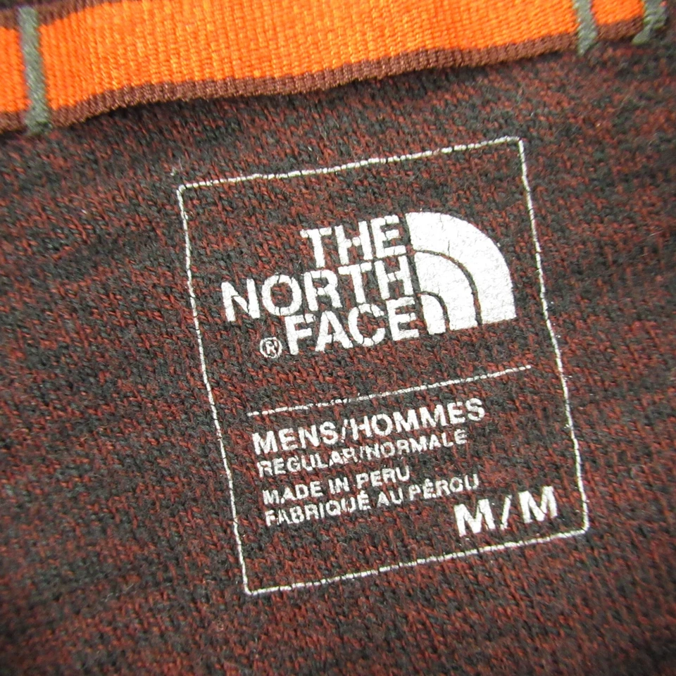 Pullover North Face Para Hombre Mediano Manga Larga 1/4 Cremallera Informal Ligero Gris Foto 3 de 4