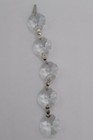 Swarovski Crystal Clear 2 Hole Octagon Chain w/ Bowtie Connectors; 5 octagons