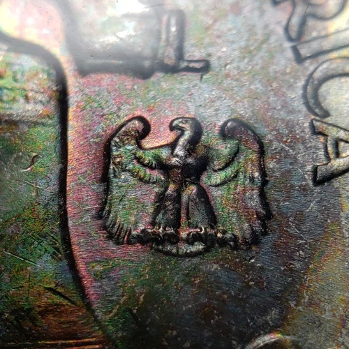 1953 Franklin Half Dollar - PQ Monster Rainbow Toning PCGS MS 64 - VIDEO - B4458