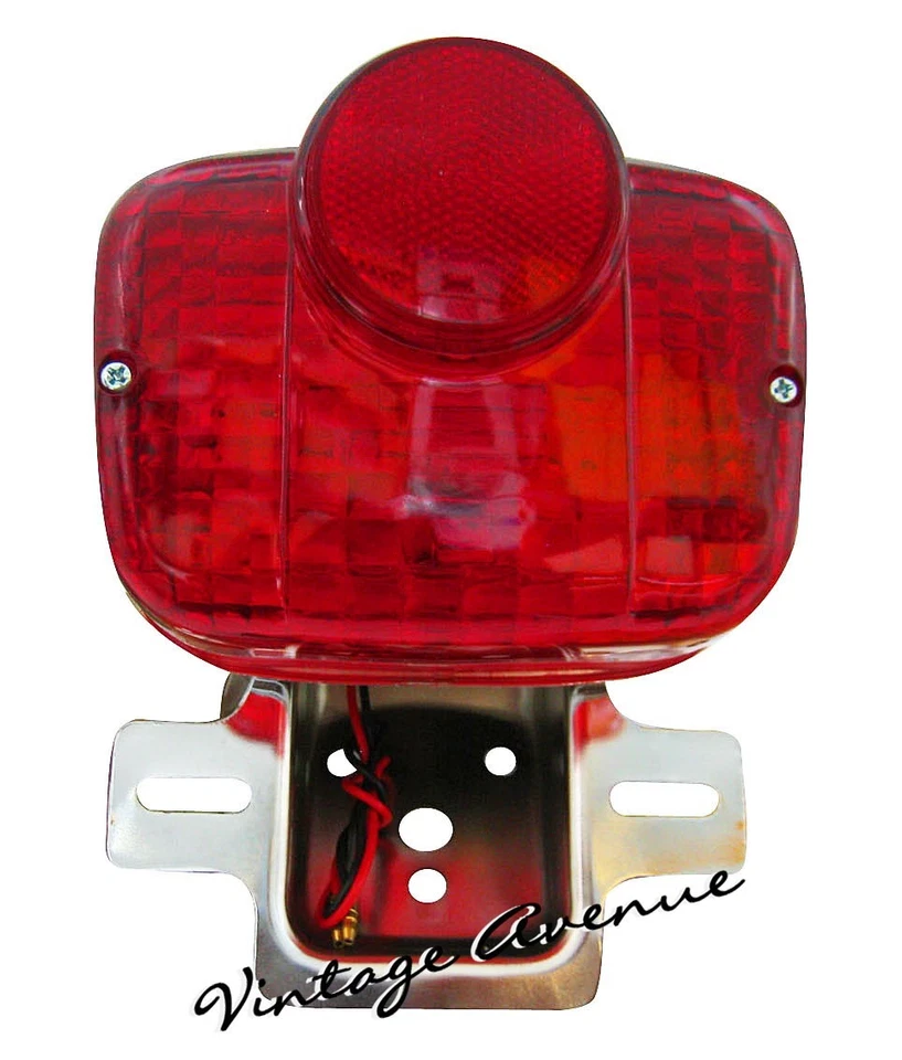 SUZUKI T20 T21 TC250 S32-I S32-II LUZ TRASERA LÁMPARA Y SOPORTE 12V [TW27] Foto 2 de 4