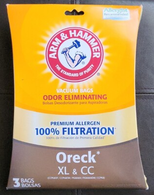 Arm & Hammer Oreck XL & CC Premium Allergen 2 Vacuum Bags 100% Filtration