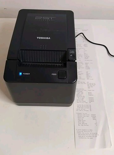 Toshiba TRST - A15 - SC- QM-R remote receipt printer #3 Working + DC Adapter  - Picture 1 of 12