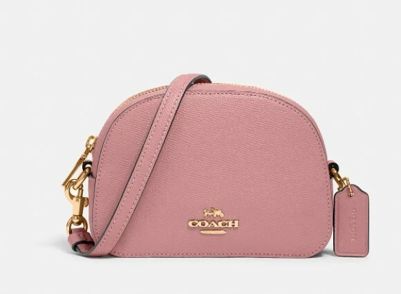 Coach Mini Serena Crossbody (COLOR:Gold/True Pink)