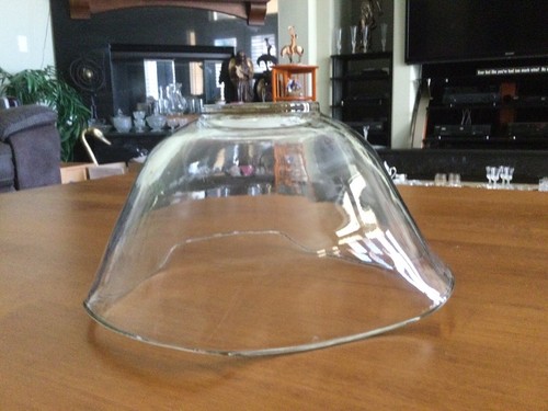 VTG Anchor Hocking Clear Glass Scalloped/Flared Triangular Shape Bowl/Wavy Rim - Picture 8 of 9