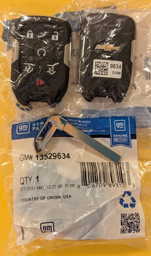 NEW OEM 2015-2020 CHEVROLET TAHOE 6 BUTTON REMOTE START KEY FOB 13529634 HYQ1AA - Picture 2 of 5