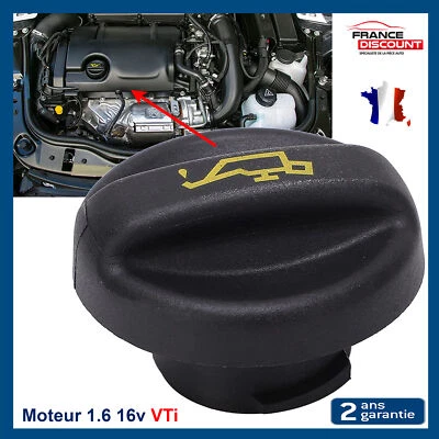 Bouchon de remplissage d’huile pour Berlingo C3 C5 307 407 Partner 1.6 16V VTi - Photo 1/4