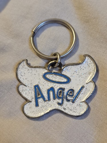 Angel Vtg Keyring Keychain