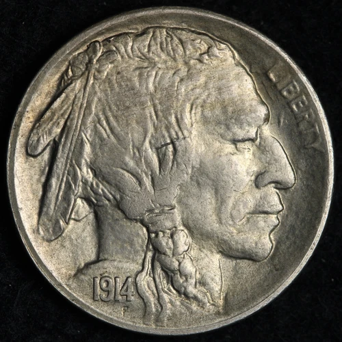 1914-S Buffalo Nickel Very Choice Gem BU Better Date ++