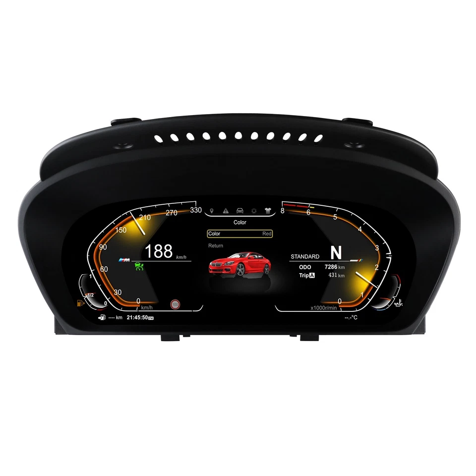 For BMW X6 X6M E71 2008-2013 LCD Digital Instrument Cluster Speedometer Fits - Image 4 of 4