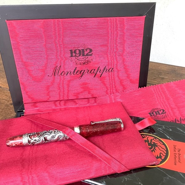 Boligrafo Montegrappa del signo zodiaco chino Dragon, Plata  2003