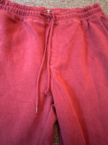 Volcom Men's M Foreman Fleece Sweatpants Jogger Red Skateboard Drawstring Warm - Picture 2 of 12