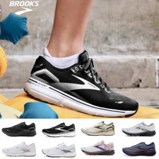 NEW Brooks Ghost 15 Black/yellow Running Shoes Unisex Cushioned Road Sneakers
