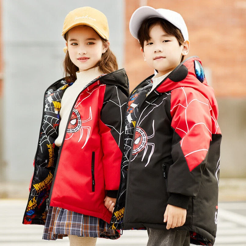 Spiderman sales coat kids