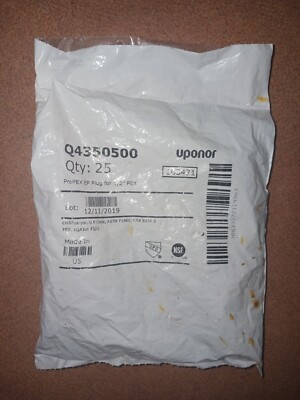 Uponor Q4350500 1/2  ProPex EP Plug Bag of 25