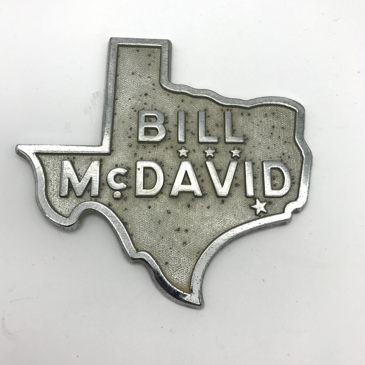 【LP】The Badge BILL McDAVID DELER BADGE OLDTIMER TEXAS USA WAPPEN STARS