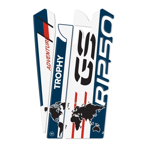 Adesivo 3D Paraserbatoio compatibile con moto BMW R 1250 GS Adventure Trophy - Foto 2 di 2