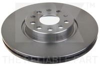 2X Nk 2047115 Bremsscheibe FüR Vw