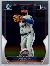 2023 Bowman BCP-149 Jose Peroza New York Mets Baseball Card