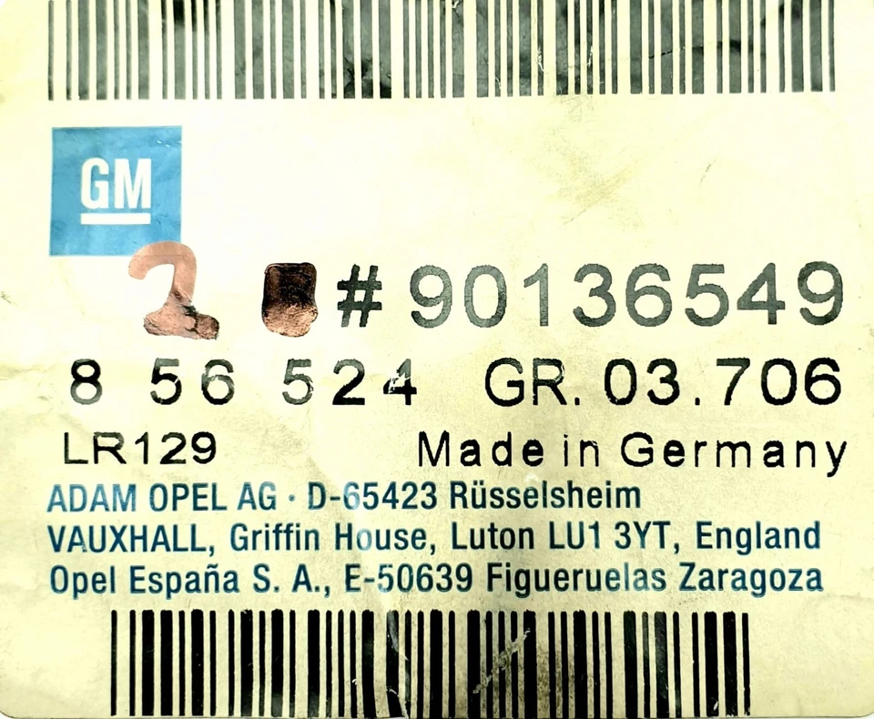 2x Original Opel Parachoques Suspensión Trasero Ascona C, Corsa A - 90136549 - Imagen 2 de 4