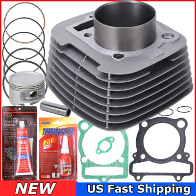Cylinder Piston Gasket Rings Top End Kit for Yamaha Big Bear 400 4x4 2000-2012