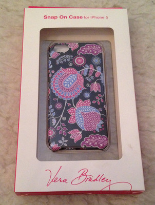 NIB Vera Bradley Snap on Case for iPHONE 5 5S ALPINE FLORAL