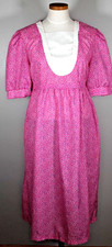 Vintage PUCCINI Dress Sz 15/16 Pink Purple Ditsy Print Floral Cottage Maternity