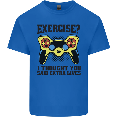 Gaming I Thought Said Extra Lives Gamer Mens Cotton T-Shirt Tee Top - Picture 94 of 95