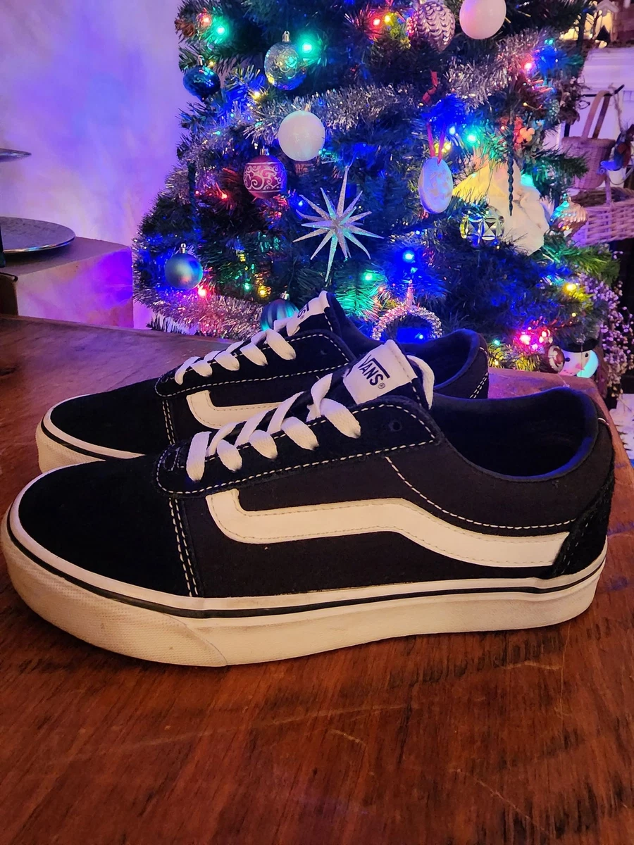 VANS Ward Lo Suede Sneaker Womens sz 6 Black Old Skool