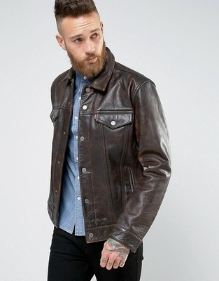 Levi's Buffalo Leather Jacket Discount, SAVE -