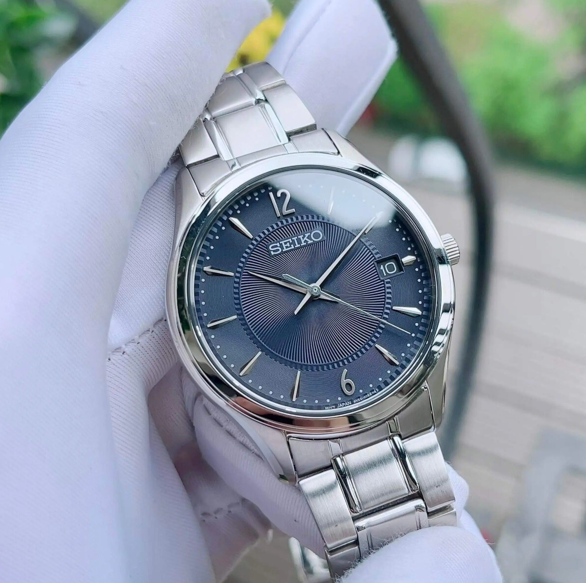 Seiko SUR419P1 Discover More Blue Dial Analog Stainless Steel