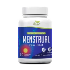 Menstrual Pain Relief - Menstrual Period Pain Relief - Natural Herbal Supplement