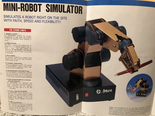 1980s AMust Corp. Mini Robot-1 Simulator Arm HX-3000 Australia (EARLY ROBOTICS)