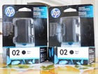 NEW!  2 - Genuine HP 02 "Black" Ink Cartridges (Expiration:  2019)! — photo 2