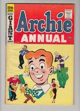 ARCHIE ANNUAL #12 VG+ 4.5 ARCHIE COMICS 1961