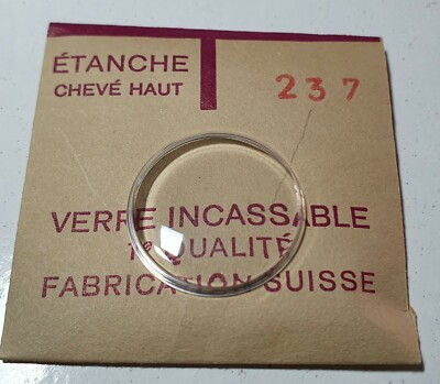 Verre Bombé En Plexiglas Incassable - Modèle 287 - Légerement Rayé - Neuf Avec Défauts