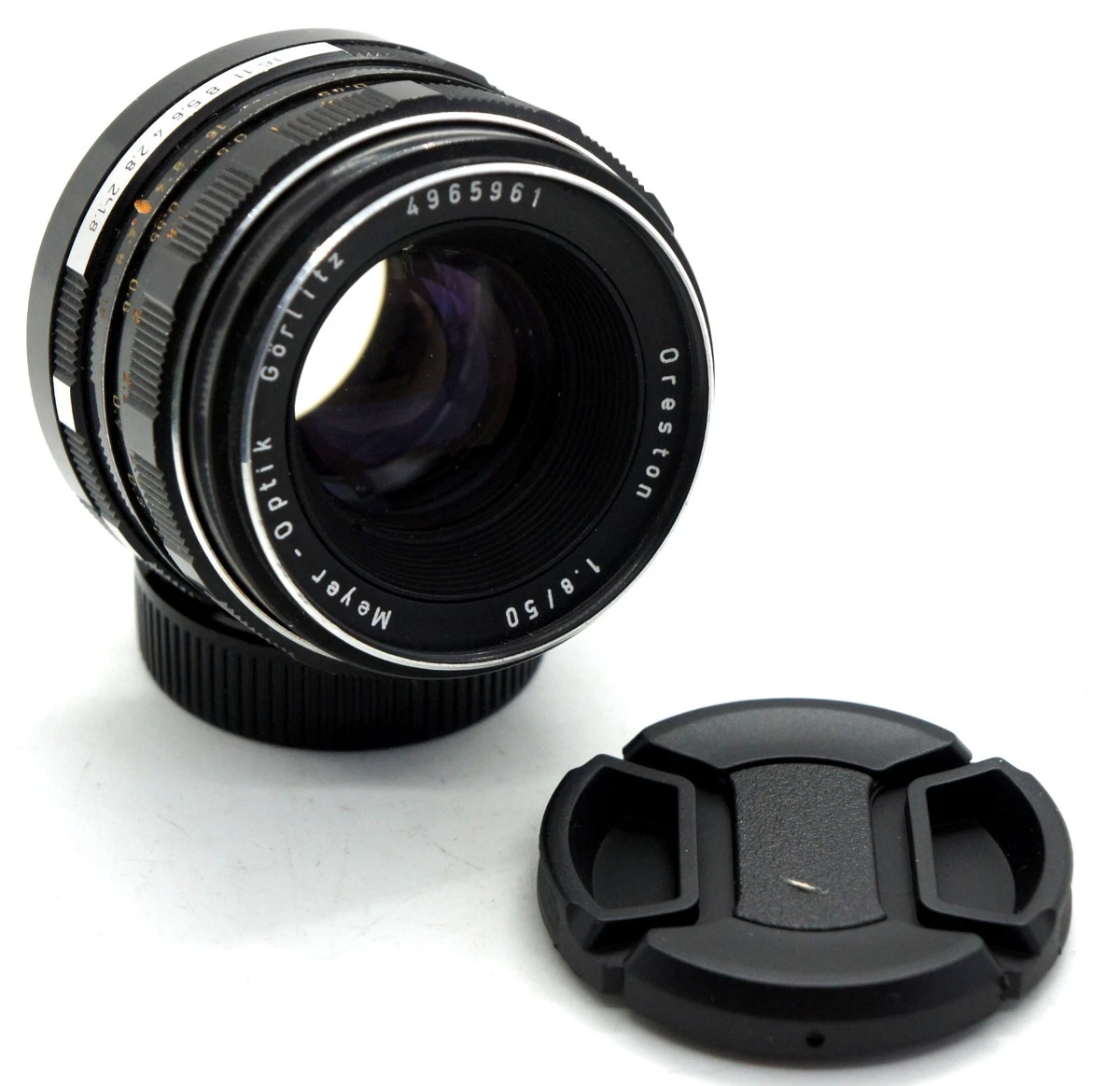 PENTACON PRAKTICAR 50mm f/1.8 M4/3アダプター付 Pentacon Prakticar lens F1.8 50 mm Praktica B mount - オールド